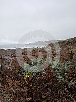 Devon beach side clifts