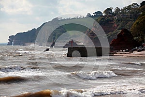 Devon coast in October