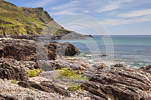 Devon Coastline in summer