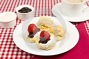 Devon cream tea