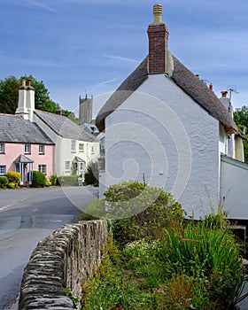 The Devon village of South Pool on the Salcombe Esturary