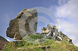 Devonian Limestone Rock outcrop photo