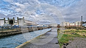 Devonport Dockyard and Pottery Quay Plymouth Devon