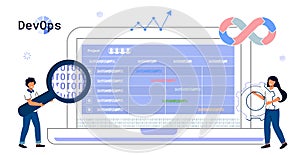 DevOps concept Software engineering culture Computer system administration
