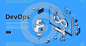 DevOps, development operations banner