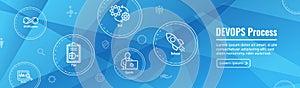 DevOps Icon Set - Dev Ops Web Header Banner