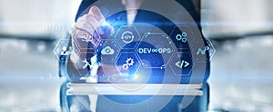 DevOps Methodology Development Operations agil programming technology concept