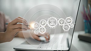 DevOps Methodology Development Operations agil programming technology concept