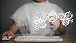 DevOps Methodology Development Operations agil programming technology concept