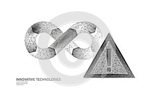 Devops software development operations infinity symbol. Programmer administration HUd display system. Coding building