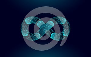 Devops software development operations infinity symbol. Programmer administration system life cycle quality. Coding