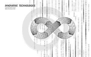 Devops software development operations infinity symbol. Programmer administration system life cycle quality. Coding