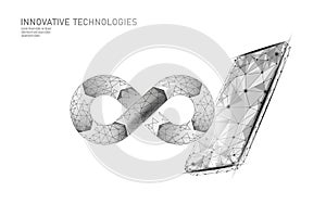 Devops software development operations infinity symbol. Programmer administration system life cycle quality. Coding
