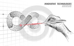 Devops software development operations infinity symbol. Programmer management laser system life cycle quality. Coding