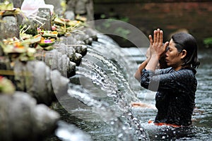 Ritual Bathing at Puru Tirtha Empul, Bali