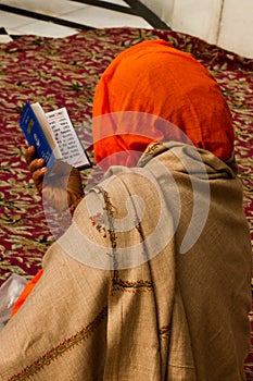 A Devotee of The Golden Temple of Amritsar, Punjab, India
