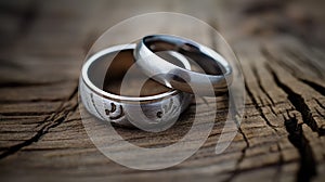 devotion silver wedding rings