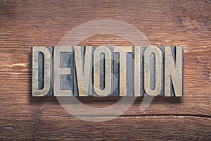 devotion word wood
