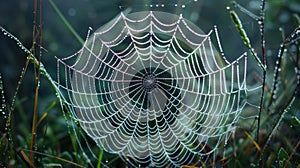 The Intricate Spider Web.AI generated image