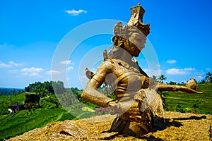 Dewi Sri Statue in Jatiluwih