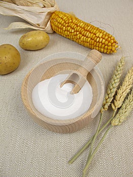 Dextrose from maize, wheat or potatoes