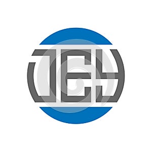 DEY letter logo design on white background. DEY creative initials circle logo concept