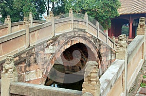 Deyang, China: Pan Bridge at Confucian Temple