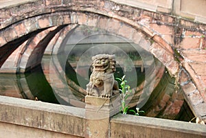 Deyang, China: Pan Bridge at Confucian Temple