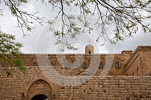 Deyrulzafaran Monastery in Mardin, Turkey. The Syriac Orthodox Monastery in Mardin, Turkey photo