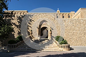 Deyrulzafaran Syriac Monastery in Midyat Town.Mardin,Turkey photo