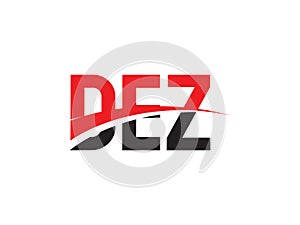 DEZ Letter Initial Logo Design Vector Illustration