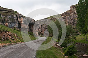 Canyon in malatya, turkey