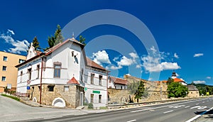 Obranný múr obklopujúci staré mesto Levoča na Slovensku