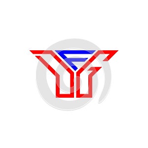 DFG letter logo creative design with vector graphic, DFG