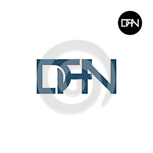 DFN Logo Letter Monogram Design