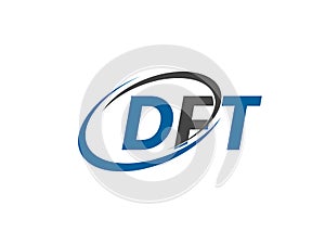 DFT letter creative modern elegant logo design