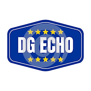 DG ECHO Directorate-General for European civil protection and humanitarian aid operations sign