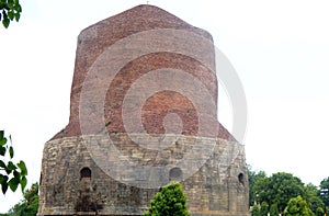 Dhamekh Stupa massive stupa located at Sarnath