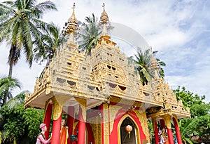 Dhammikarama Burmese Temple in Georgetown Penang, Malaysia