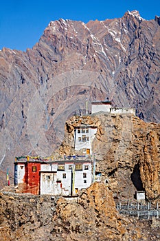 Dhankar gompa monastery . Himachal Pradesh, India