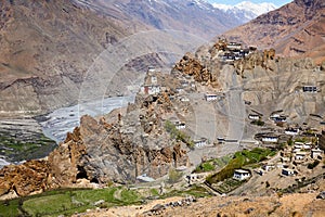 Dhankar Gompa Monastery in Himalayas