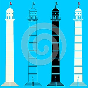 Dharahara Tower in front view photo
