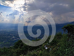 Dharamshala view from Rising star point