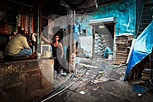 The Dharavi Slums of Mumbai, India