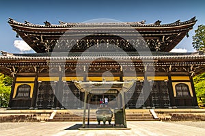 Dharma Hall Hatto at Nanzen ji Temple in Kyoto Japan