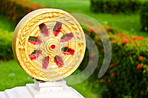 Dharma wheel of buddhism