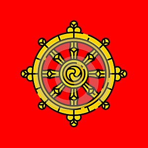 Dharma Wheel symbol