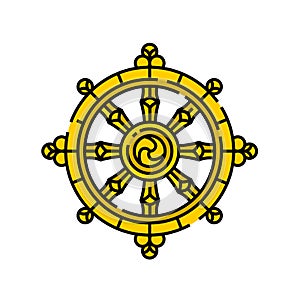 Dharma Wheel symbol