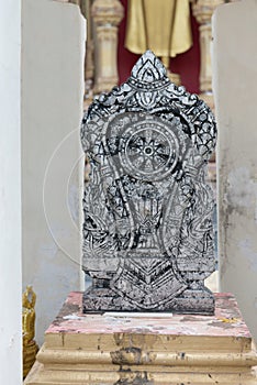 Dharmachakra, wheel of Dhamma, symbol of buddhism