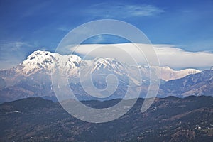 Dhaulagiri-Annapurna-Manaslu Himalayan Mountains photo